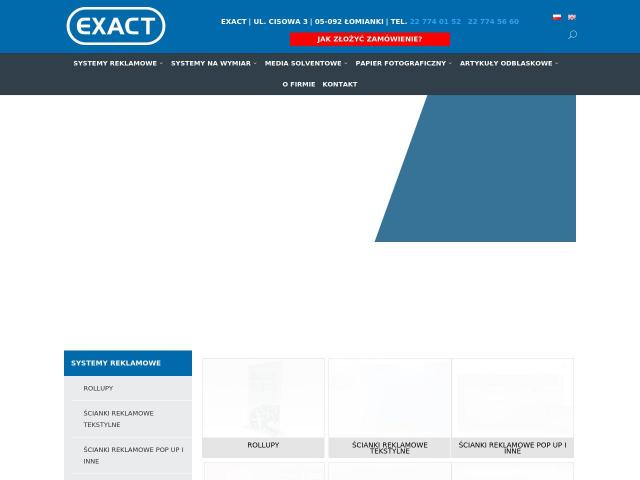 EXACT Company Systemy reklamowe